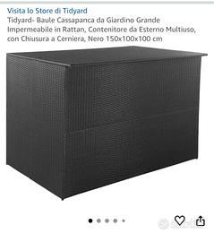 Baule da giardino gratis