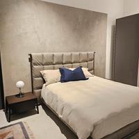 Letto matrimoniale Natuzzi in pelle