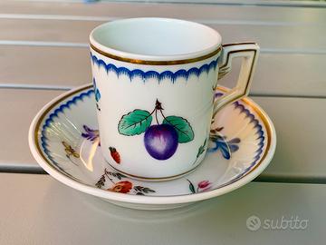 Tazzina Richard Ginori Italian Fruit Pittoria