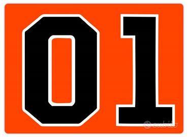 Adesivo Calamitato HAZZARD 01 Generale lee 55x40