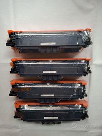 Toner compatibili con HP 220A (W220A) - 4 colori