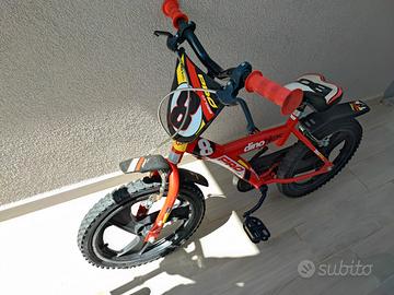 Bicicletta 16" Pro Cross Boy Rossa Dino Bikes