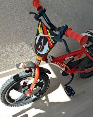 Bicicletta 16" Pro Cross Boy Rossa Dino Bikes
