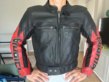 Giacca motociclismo in pelle