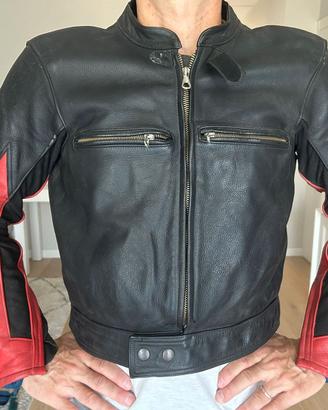 Giacca motociclismo in pelle