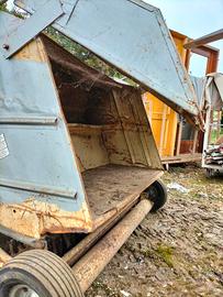 trinciaerba a traino con motore autonomo con racco