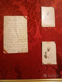 Foto autografe di Giuseppe Garibaldi