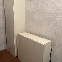 Scarpiera, armadio e specchio Deghi Moss