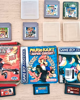 Videogiochi game boy e game boy color