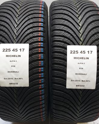 2 GOMME 225 45 17 MICHELIN BR1032