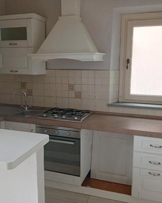 cucina in massello bianca shabby chic