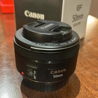 Obiettivo canon EF 50mm f/1.8 STM