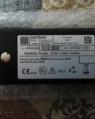 BATTERIA RICARICABILE – PRIMEDIC  M250 / M290