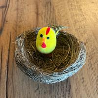 Nido con pulcino decoro Pasqua