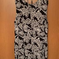 Abito in maglina Nero/Bianco Bonprix Bodyflirt