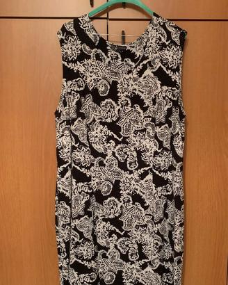 Abito in maglina Nero/Bianco Bonprix Bodyflirt