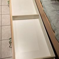 Letto singolo con cassetto