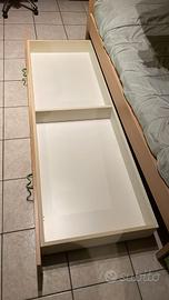 Letto singolo con cassetto