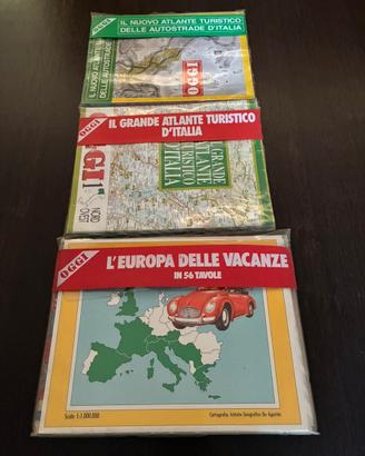 Mappe e stradari anni 90 Vintage