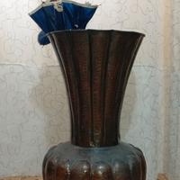 PORTA OMBRELLI TUTTO IN RAME DECORATO, Vintage.