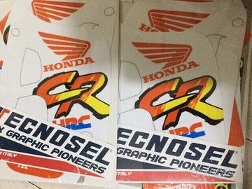 Kit grafiche tecnosell per honda cr 125 250 90-92