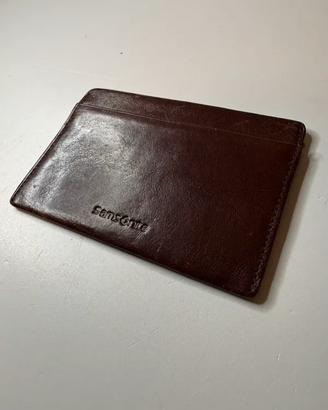 Portafoglio in pelle pieno fiore Samsonite