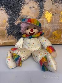 Bambola clown musicale vintage del 1986