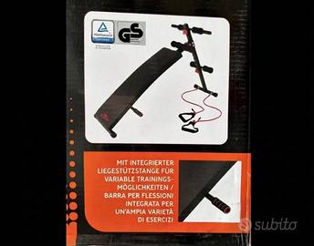 Panca Fitness Pieghevole 150kg + Bande TUV
