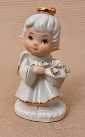 Statuetta Porcellana Capodimonte Angelo