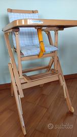 Seggiolone in legno Foppapedretti 