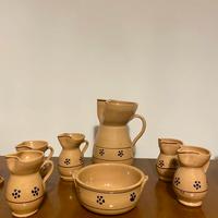 Set brocche in ceramica artigianale + ciotola