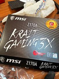 msi z170a krait gaming3x+intel 6700k(lLEGGERE BEN