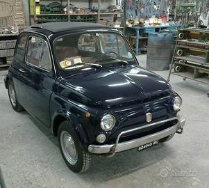 Fiat 500L del 1969-blu-67000km restauro 2022