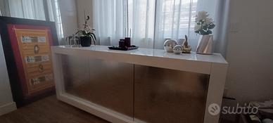 credenza Riflessi Picasso e consolle Allung. 300cm