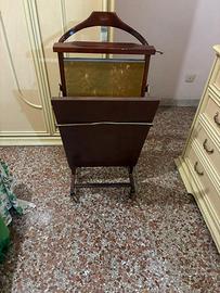 Servomuto porta abiti vintage in legno