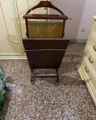 Servomuto porta abiti vintage in legno