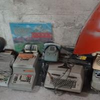 Macchine da scrivere calcolatrici telefono