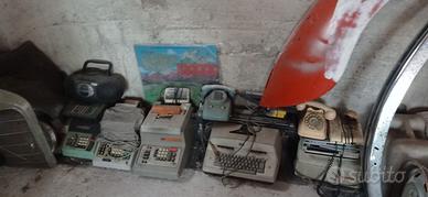 Macchine da scrivere calcolatrici telefono