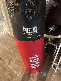 Sacco box everlast nero e rosso