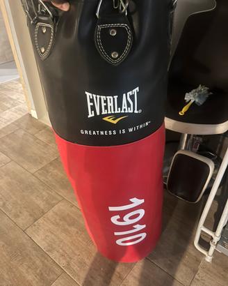 Sacco box everlast nero e rosso