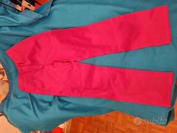 pantaloni donna rosa