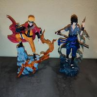 Set Naruto & Sasuke – Action Figure 23cm con Base