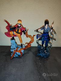 Set Naruto & Sasuke – Action Figure 23cm con Base