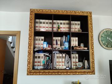 Libreria sospesa legno stile Barocco