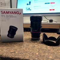 Samyang 35mm T.15 UMC II Cine Lens per Sony