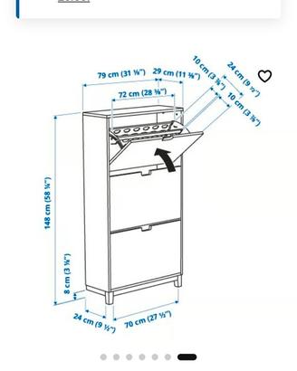 Scarpiera Ikea stall