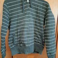 Felpa Zara taglia M nera a strisce