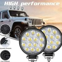 Coppia faretti Led rotondi 