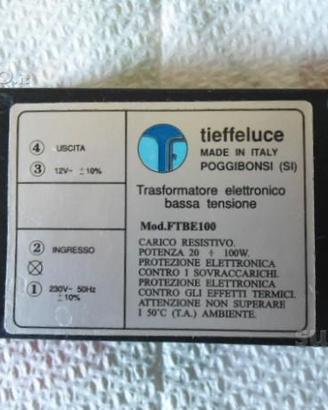 Alimentatore x lampade alogene 12v compatto NUOVO
