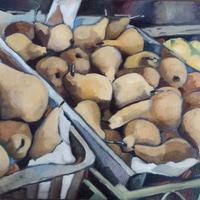 dipinto ad olio su tela di F. Tomei